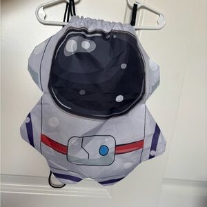 Astronaut-Themed Kids Drawstring Bag